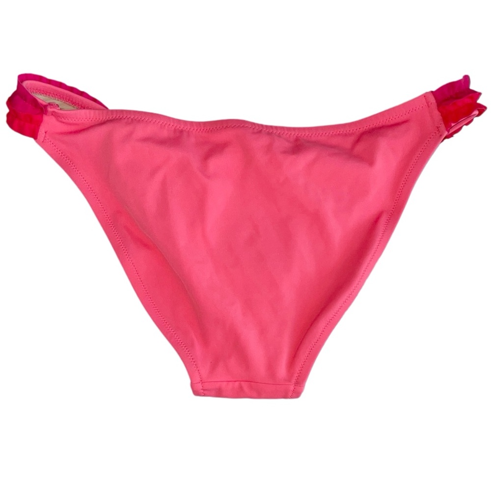 Victoria’s Secret Swim Pink Low Rise Ruffled Bikini Bottom - S NWT - Picture 2 of 6